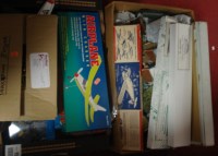 Lot 245 - Three boxes of miscellaneous part kit built...