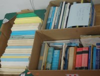 Lot 246 - Three boxes of books, to include mainly...