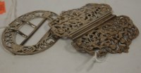 Lot 268 - A late Victorian pierced silver nurse's buckle...