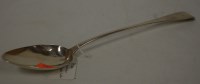 Lot 270 - A George III silver stuffing spoon, probably...