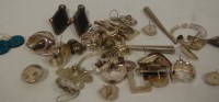 Lot 289 - A collection of assorted principally silver...