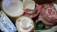 Lot 45 - A box of miscellaneous china to include...