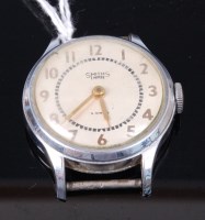 Lot 323 - A Smiths Empire steel cased gents wristwatch,...
