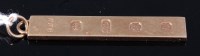 Lot 363 - A modern 9ct gold pendant, 5.8g