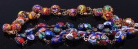 Lot 377 - A ladies Murano glass graduated beaded...