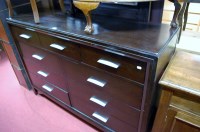 Lot 1427 - A contemporary ash mirrorback dressing chest...