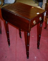 Lot 1430 - An early 19th century mahogany drop flap...