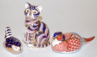 Lot 186 - A Royal Crown Derby desk ornament in the form...