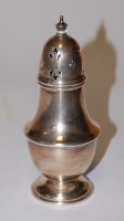 Lot 194 - A George V silver pedestal sugar sifter by...