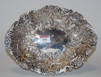 Lot 195 - A late Victorian silver dish, having all-over...