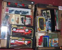 Lot 225 - Two boxes of assorted boxed modern issue...