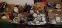 Lot 228 - Nine boxes of miscellaneous items to include;...