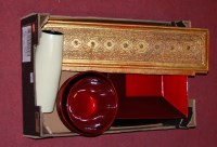 Lot 75 - A pair of modern red lacquered bowls; together...