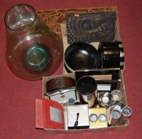 Lot 78 - Two boxes of miscellaneous items to include;...
