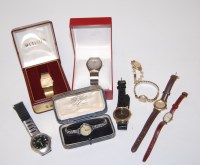 Lot 283 - A ladies Landi steel cased wristwatch, having...