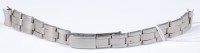 Lot 302 - A ladies steel watch bracelet, reputedly by Rolex