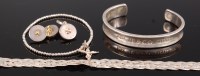 Lot 305 - A modern boxed Tiffany & Co. silver bangle...