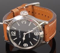 Lot 308 - A Glycine Incursore gents stainless steel...