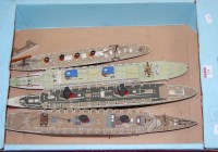 Lot 134 - A plastic kit built model of the Queen...