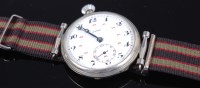 Lot 337 - A Cyma nickel cased gents pocket watch later...