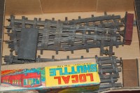 Lot 398 - A boxed Local Shuttle clockwork tinplate train;...