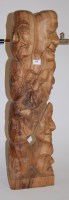 Lot 448 - A large African hardwood carving