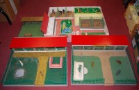 Lot 456 - A box of assorted scratch built models of zoo...