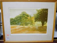 Lot 1001 - Michael Carlo - August Light, lithograph,...