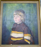 Lot 1006 - Betty Strickland - half length portrait of a...