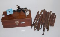 Lot 354 - A boxed Mercer dial gauge, model No.95011581;...
