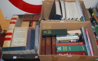 Lot 430 - Three boxes of miscellaneous books of...