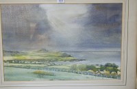 Lot 1041 - Peter Lloyd-Davies - coastal landscape,...