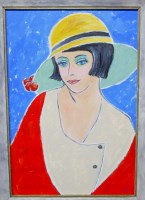 Lot 1050 - J Garbett - Emma, watercolour; WF Cooper -...