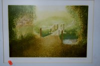 Lot 1052 - Michael Carlo - Brook, lithograph, signed,...