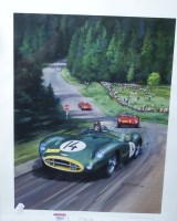 Lot 1063 - Michael Turner - Sporting print for the 1957...