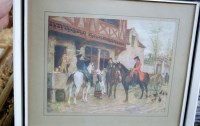 Lot 1078 - Sundry modern prints, framed photograph etc