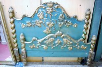 Lot 1137 - A late 19th century French green and gilt...