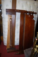 Lot 1171 - A contemporary cherry wood double bedstead...