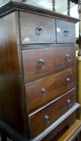 Lot 1235 - A contemporary Eastern hardwood chest of two...