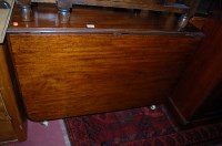 Lot 1268 - An early Victorian mahogany round cornered...