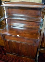 Lot 1269 - A William IV flame mahogany chiffonier of...