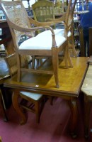 Lot 1273 - A contemporary walnut and figured walnut...