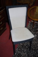 Lot 1304 - A set of eight contemporary Lloyd Loom blue...