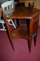 Lot 1319 - An Edwardian mahogany and satinwood...