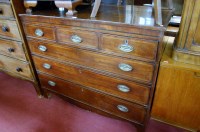 Lot 1388 - An early 19th century mahogany square front...