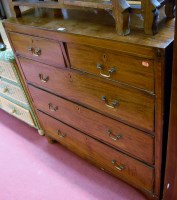 Lot 1397 - An early 19th century mahogany square front...
