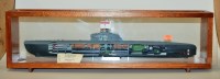 Lot 7 - A plastic kit model of a submarine type...