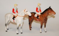 Lot 28 - A Beswick figure of a horse and jockey, model...