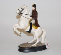 Lot 35 - A Beswick figure Lipizzaner, with rider,...