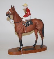 Lot 38 - A Beswick figure of Red Rum, Brian Fletcher up,...
